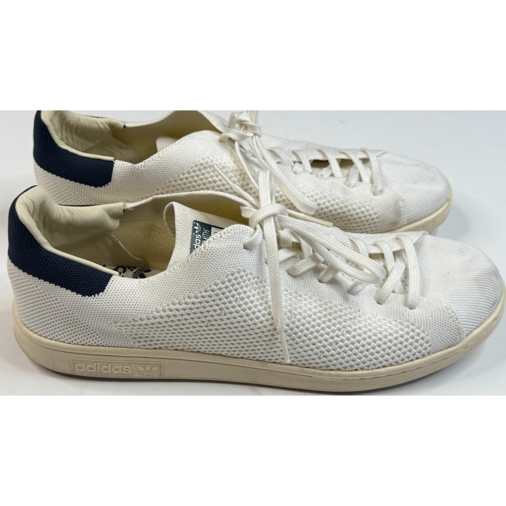 Adidas Stan Smith GO PK Men's White & Blue Low Top Gymshoes Size 13